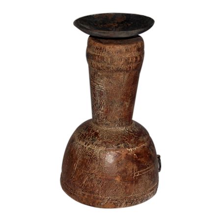 Hand Made Wooden Candle Stand-29